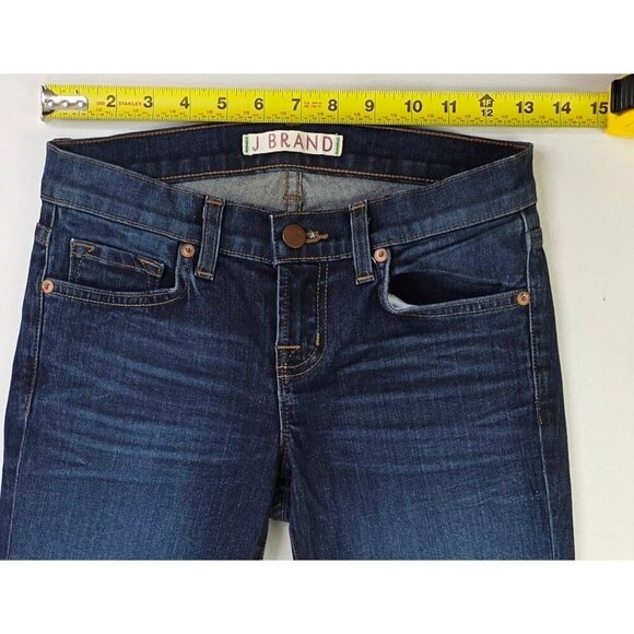 J Brand Size 24X34 Womens Babe Classic Flare Blue Denim 5 Pocket Low Rise Jeans - Picture 4 of 13